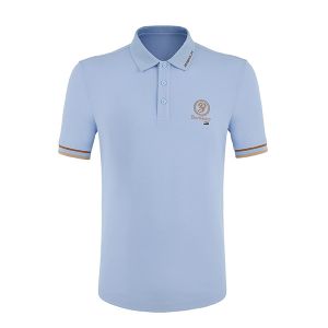 Gender-Neutral Fashion Cropped Tops Plain Embroidered POLO Golf T-Shirts for Men