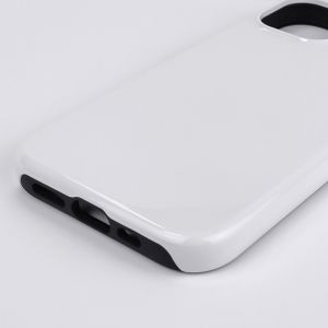 2 In 1 Tough Sublimation Phone Case Iphone 15 Blank Coated 3d Mobile Cover For