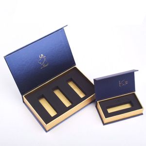 Custom Logo Grey Board Magnetic Box with Magnetic Closure and EVA Insert TUV