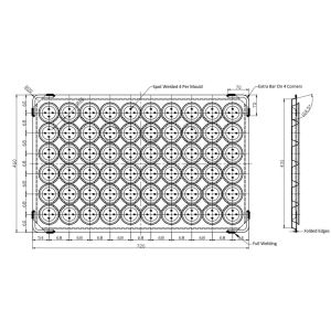 RK Bakeware China Foodservice NSF Aussie Meat Pie Pallet Tray