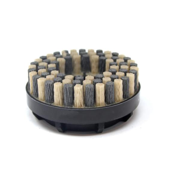 Buy Scrub Disc Sanding Brush Head Threaded Hole Combined Wire at wholesale prices
