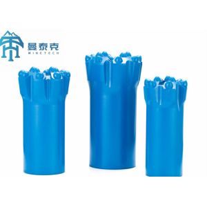 Ballistic And Conical Shape Threaded Drill Bit Button Head Type For Quarry