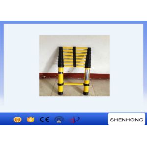 Insulating Flexible 4 M Telescopic Ladder Light Epoxy Resin Rush To Repair