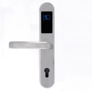 China Electronic DIgital Aluminium Door Lock Silver Stainless Material Low Power Consumption on sale