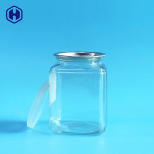 Durable Square Plastic Biscuit Containers Fully Airtight And Leak Proof