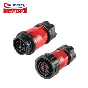 CNLINKO 4 Pin Industry Socket 110 Volt Electrical Plugs and Sockets Waterproof