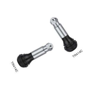 Car EPDM And Brass Valve Stem With Chrome Sleeve TR414C TR414AC 1.5'' Size