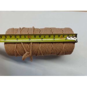 4mm Cotton Macrame Rope for DIY Packaging and Floral Arrangements