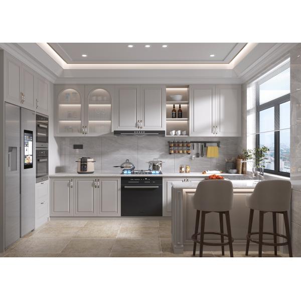 Buy Brushed Surface Treatment Multifunction Sink Kitchen Cabinets at wholesale prices