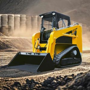 Cheapest EPA EURO5 Skid Steer Bucket Mini Loader Stand on Skid Steer With Bucket