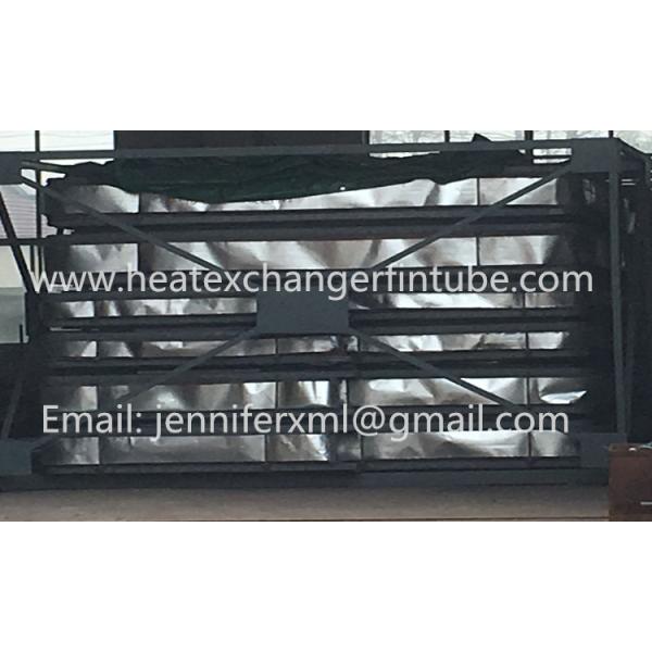 Industrial Single Row Flat Fin Tube Axial Movement Metal Expansion Joint