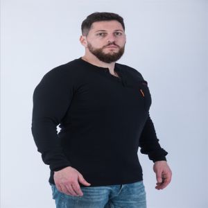 Cotton Knitted FR Henley Shirt