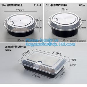 clear disposable high quality plastic packaging food container transparent soup