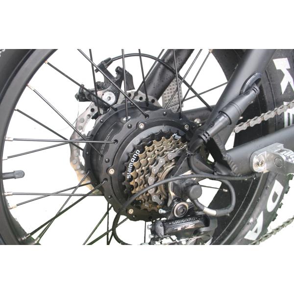 Removable Battery Full Suspension 1000W Electric Fat Bike with Lithium Power Supply
