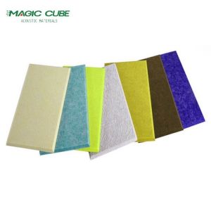 9mm Snow White Acoustic Fiber Board 100% Recyclable Polyester Fiber