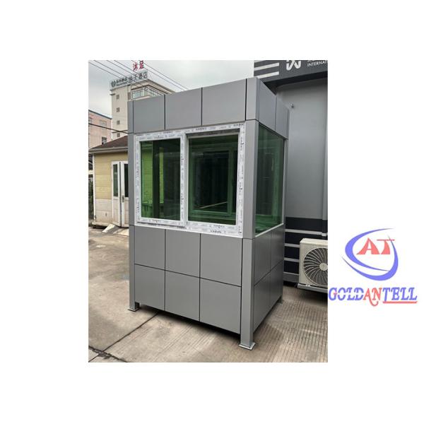 Prefabricated Safe Security Sentry Box Light Steel Structure Building Sandwich