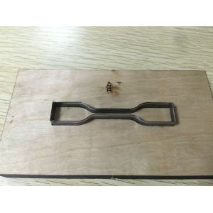 Dumbbell Specimen Rubber Testing Machine , 1T / 5T Pneumatic Specimen Cutting