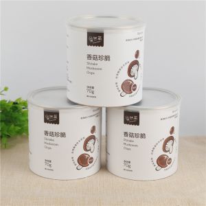 Paper Composite Plastic Food Cans Retractable Kraft Paper Tube Packaging