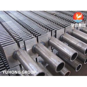 ASTM A192 Carbon Steel HH-Type Square Finned Tube for Economizers in Boilers