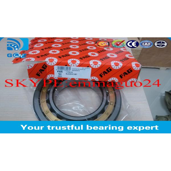 Steel Cage Cylinder Roller Bearing , Super Precision Roller Bearings NUP 306 ECPL