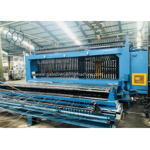 30KW Heavy Duty Gabion Box Machine For 4.0mm Iron Steel Wire Weaving