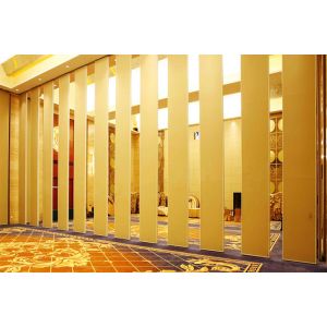 Quality Accordion Acoustic Sliding Folding Room Partition Wall For School / Office for sale