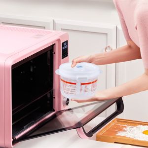Heat Preservation Rice Steamer Microwave Oven Pots For Cook