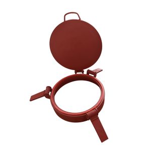 Flow Rate DN470mm Carbon Steel Three-claw Manhole Cover for Powder Materials