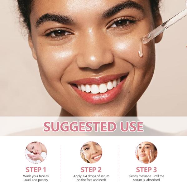 Natural Vitamin C E Serum With Niacinamide And Hyaluronic Acid / Organic Brightening Serum