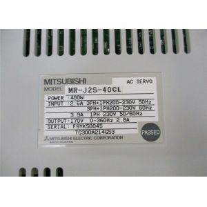 3Phase 400W Mitsubishi Servo Amplifierx MR-J2S-40CL Industrial Servo Drives