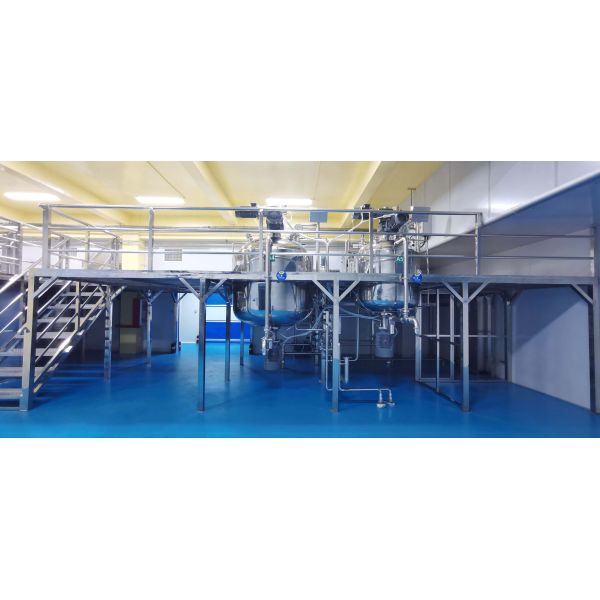 High Shear Vacuum Mixer Petroleum Jelly Paraffin Petrolatum Making Emulsifier Machine