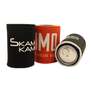 Non Collapsible Insulated Can Holder , Camping Bbq Personalised Beer Coolers