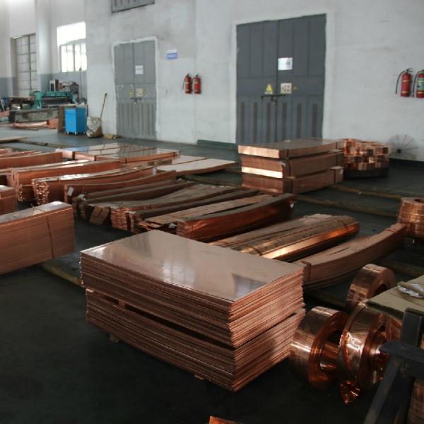 Red Copper C11000 / T2 / C1100 Pure Copper 99.90% Plate Thickness Within 200mm
