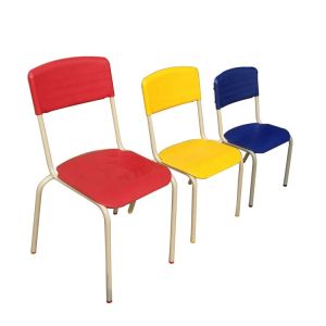 Muchn Polished Plastic Childs School Desk And Chair