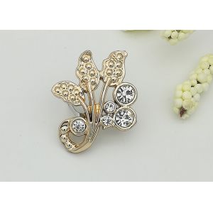 Flower Shaped Plastic Shoe Buckles For Shoes Of Different Styles Abrasion Resistant