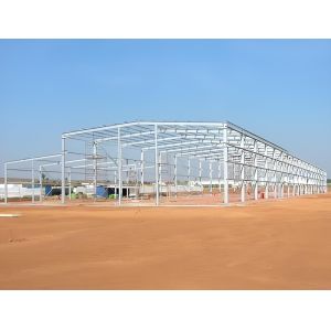 Hot-Dip Galvanized Steel Structure Warehouse Construction Multifunctional