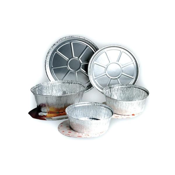 Buy Silver 8011 Aluminium Packaging For Food Container With Lids at wholesale prices
