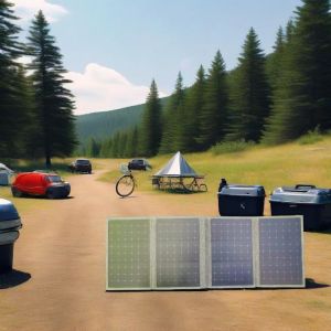 Outdoor 4 Fold Portable Solar PV Panel High Polymer 36W with USB Type C Outputs for OEM Orders