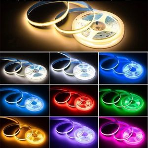 Customization High Brightness COB Led Strip Light with Color Rendering Index Ra