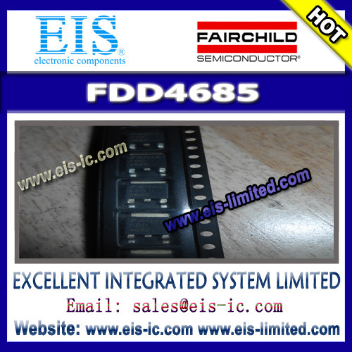FDD4685 - FAIRCHILD - 40V P-Channel PowerTrench MOSFET -40V -32A 27m ohm - Email