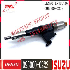 Diesel Engine Common Rail Injector 095000-0222 1-15300347-3 For ISUZU 6SD1