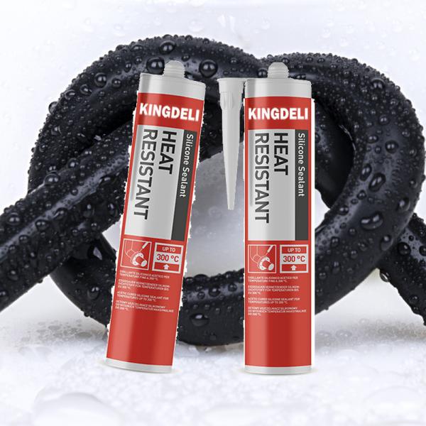 Weatherproofing Heat Resistant Silicone Sealant Clear Color For Car Pump