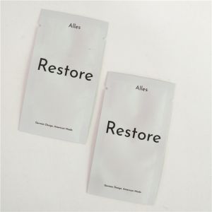 Three Side Seal MOPP Mylar Foil Cosmetic Packaging Bag