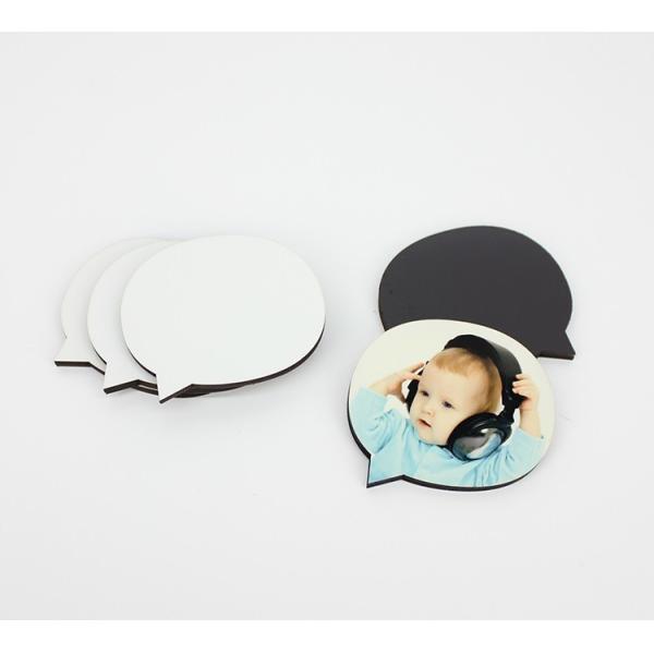 Factional 60x54mm Sublimation Blank Fridge Magnets Sticker for Kid's Gift