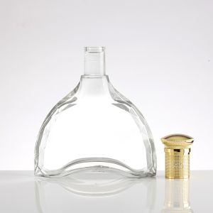 500ml Top Grade Clear Glass Bottle Whisky for Customized