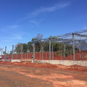 constructon design wide span light frame prefabricated Steel Structure Warehouse