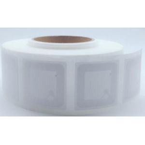 50x50mm Protocol ISO15693 RFID Label Tags With Adhesive Back