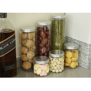 Customization Plastic Storage Jars Aluminum Lid Solutions