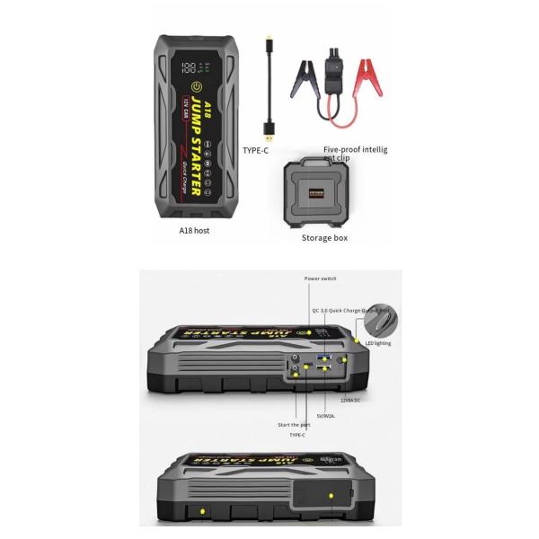 Buy 1000A/1200A Portable Emergency Power Station With High Magnification Battery For Car Refrigerators at wholesale prices