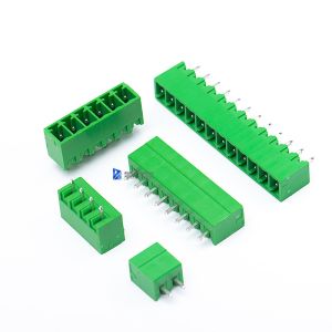 15EDG-3.81-10P 3.81mm PCB Connector 300V 8A Screw Terminal Block 2p - 24p Poles
